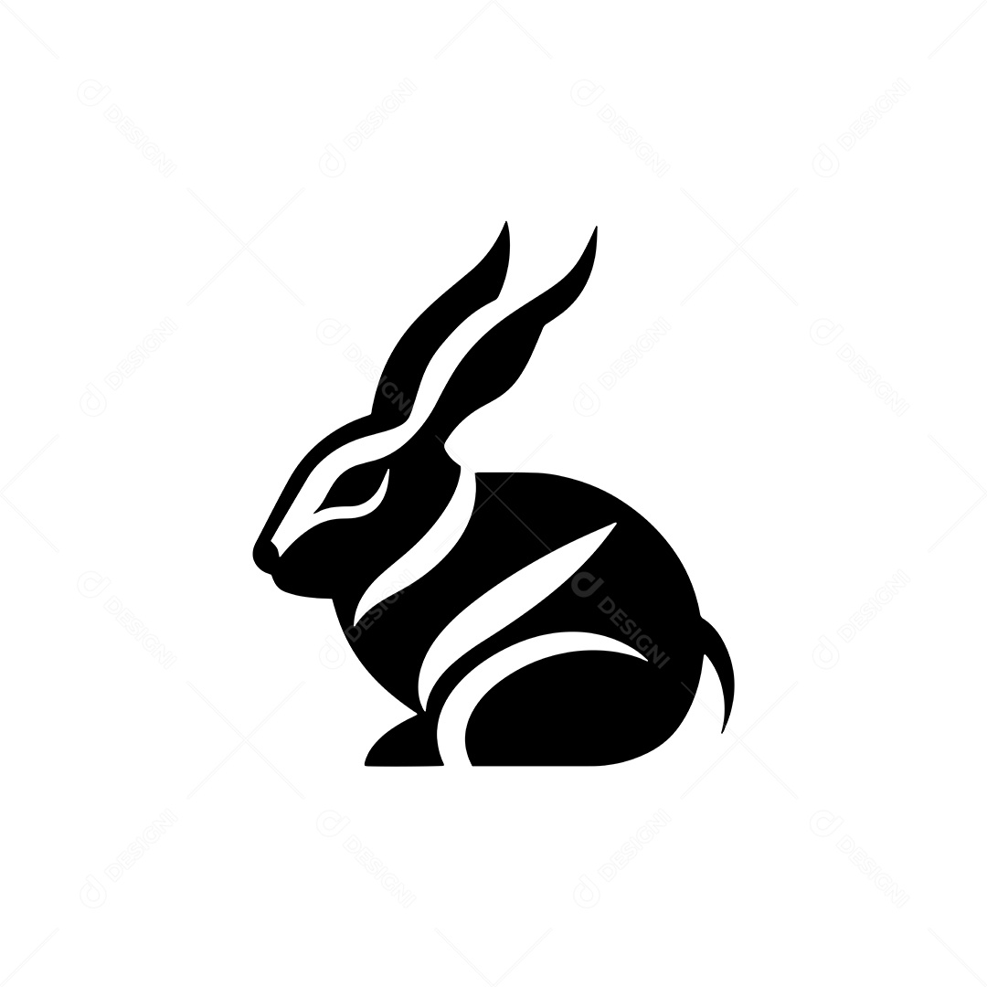 Coelho Ilustração Vetor EPS