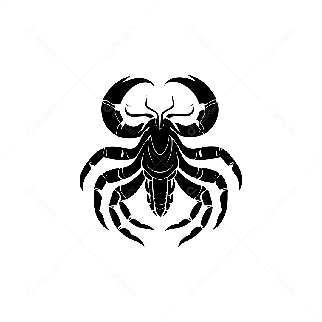 Escorpião Ilustração Vetor EPS