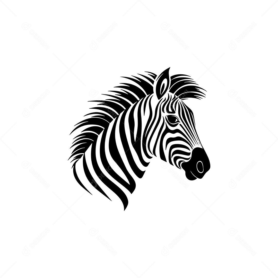 Zebra Ilustração Vetor EPS