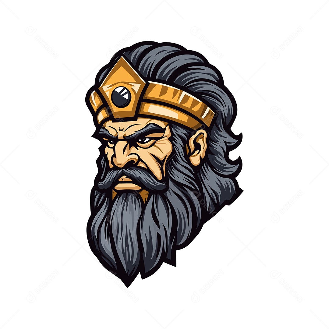 Homem da Antiga Babilônia Ilustração Vetor EPS