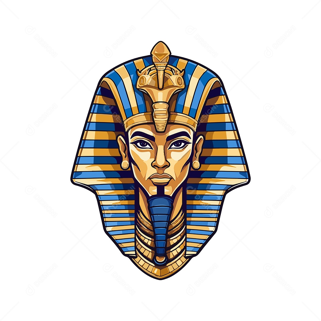 Homem Egípcio Ilustração Vetor EPS