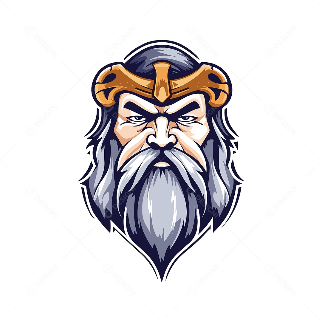 Ícone de Personagem da Dinastia Shang Vetor EPS