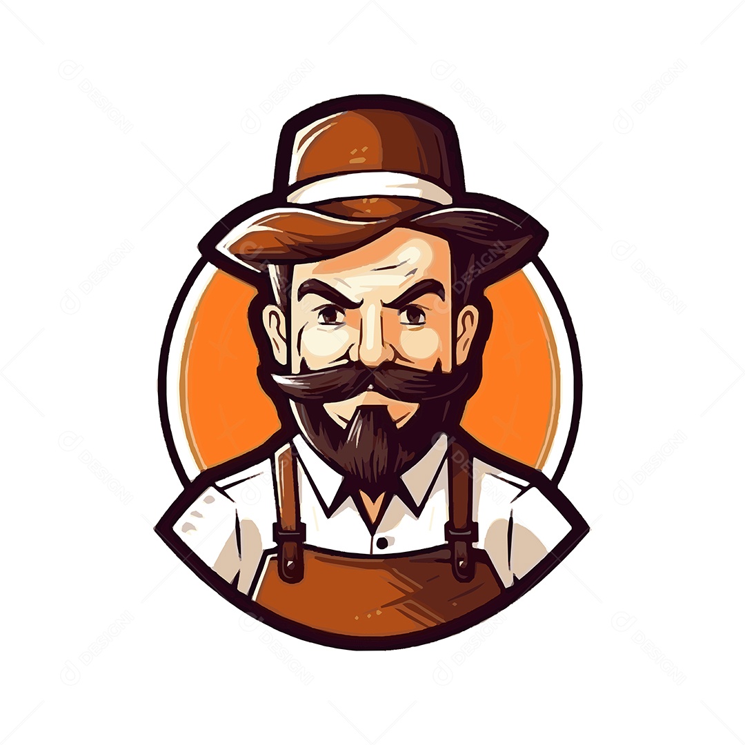 Ícone de Garçom Ilustração Vetor EPS