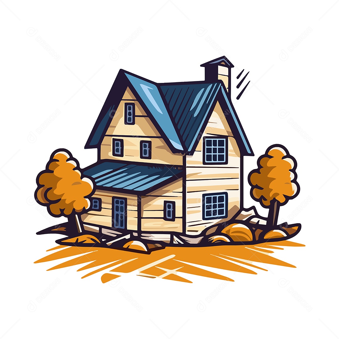 Casa Ilustração Vetor EPS