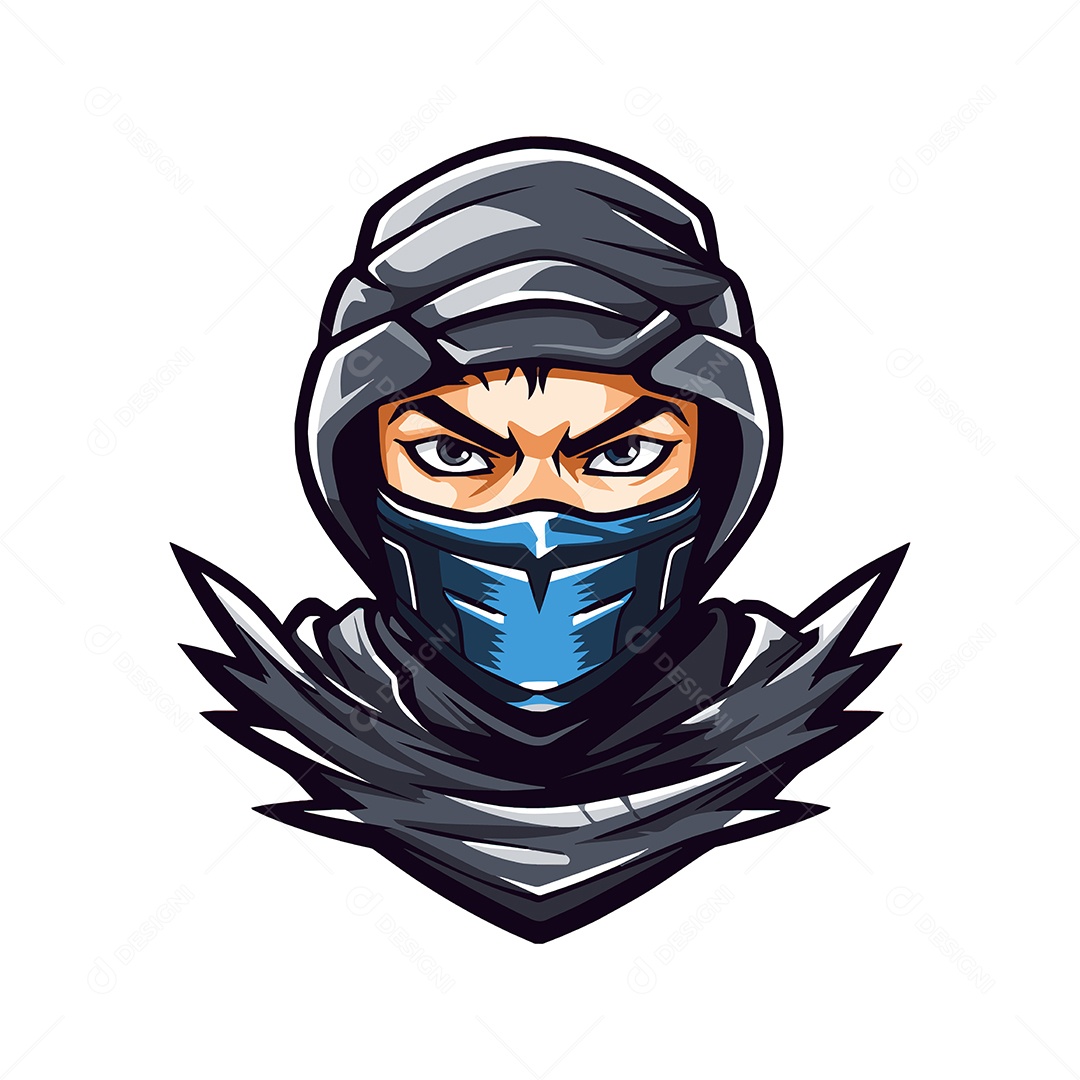 Ninja Ilustração Vetor EPS