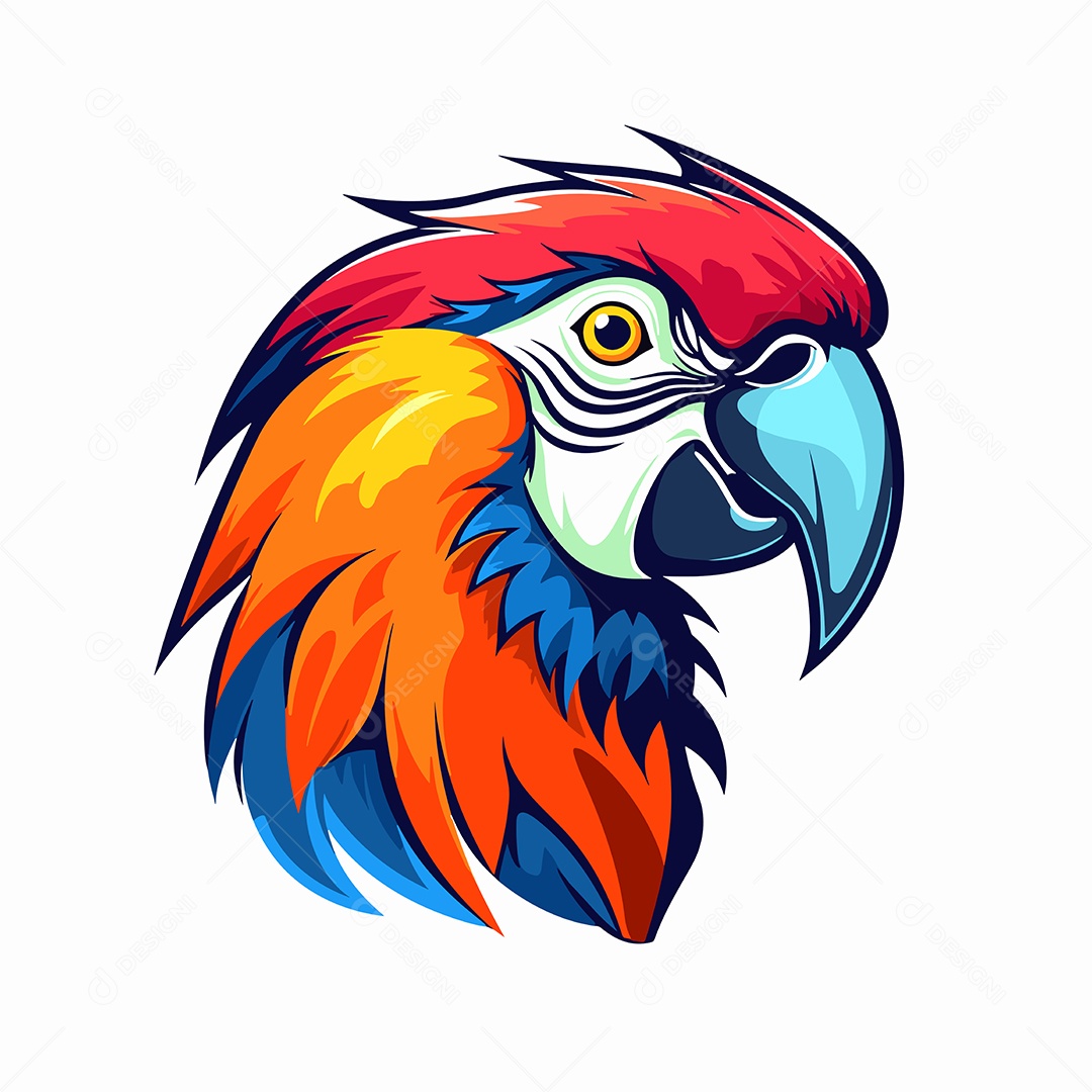 Arara Ilustração Vetor EPS