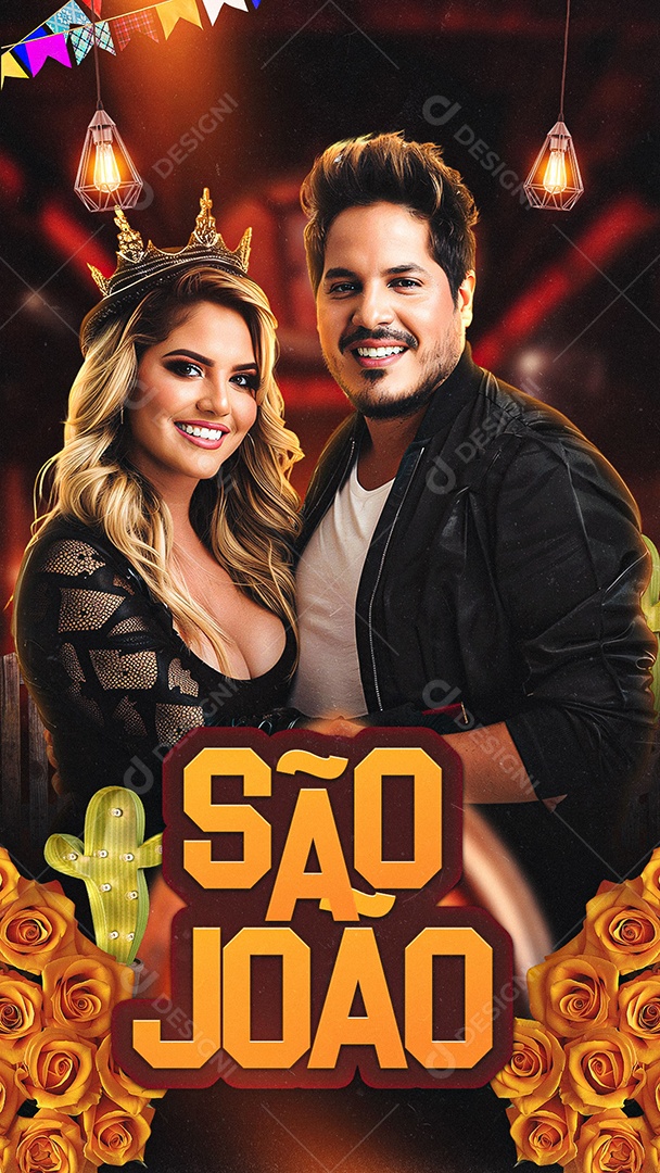 Story Flyer São João Social Media PSD Editável