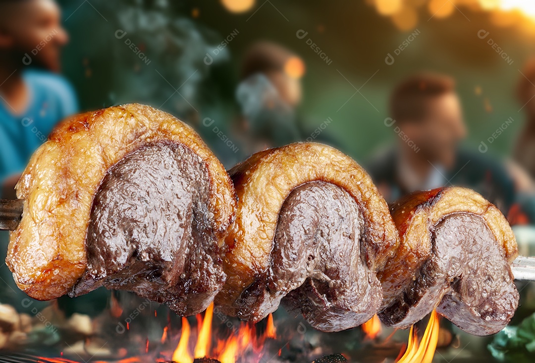 Picanha na grelha famiolia