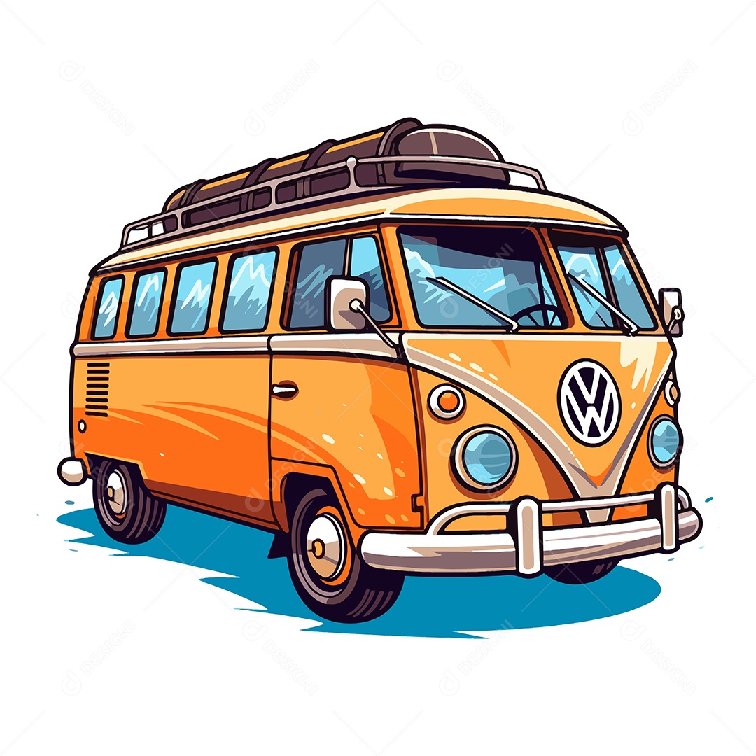Kombi Ilustração Vetor EPS