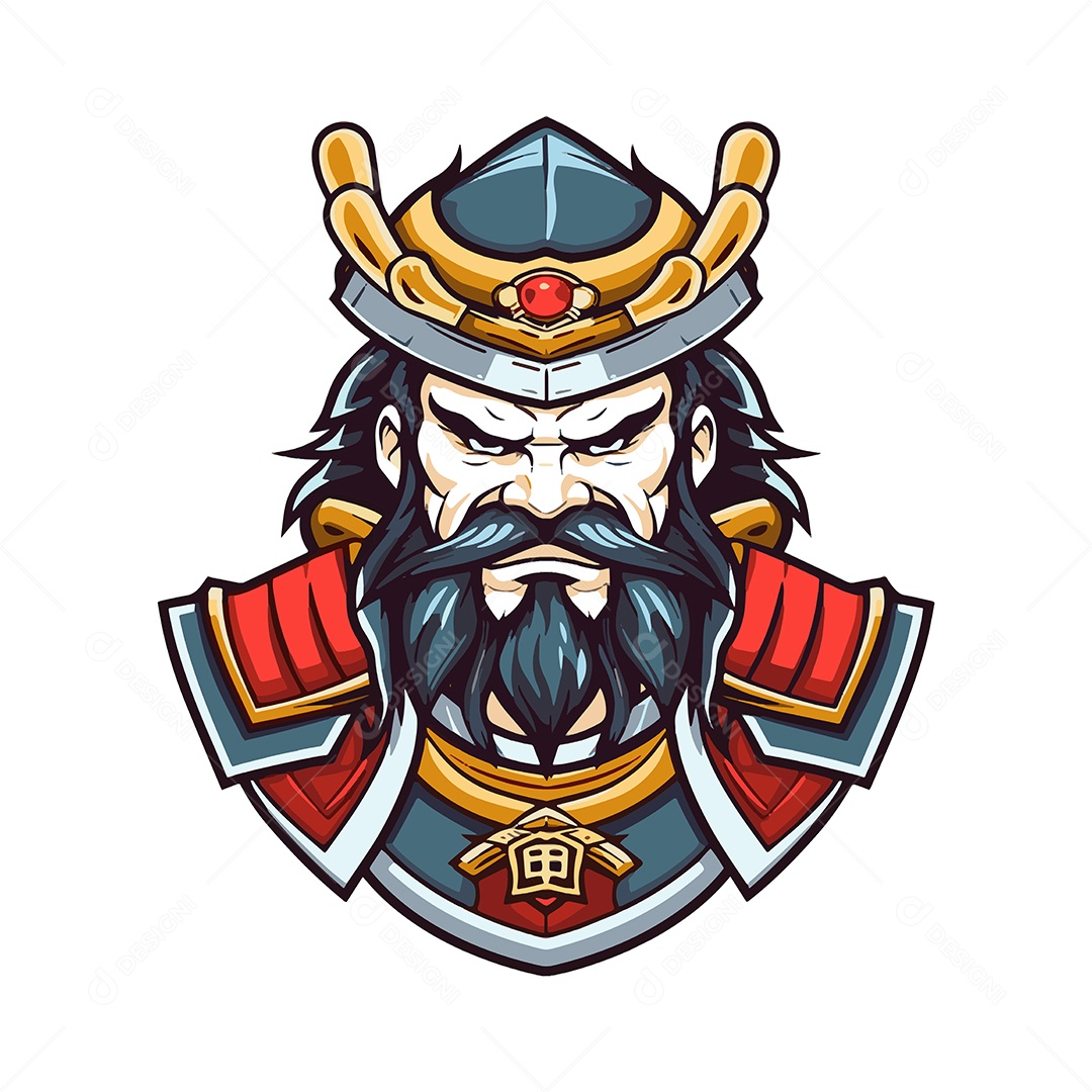 Soldado Antigo Chinês Ilustração Vetor EPS