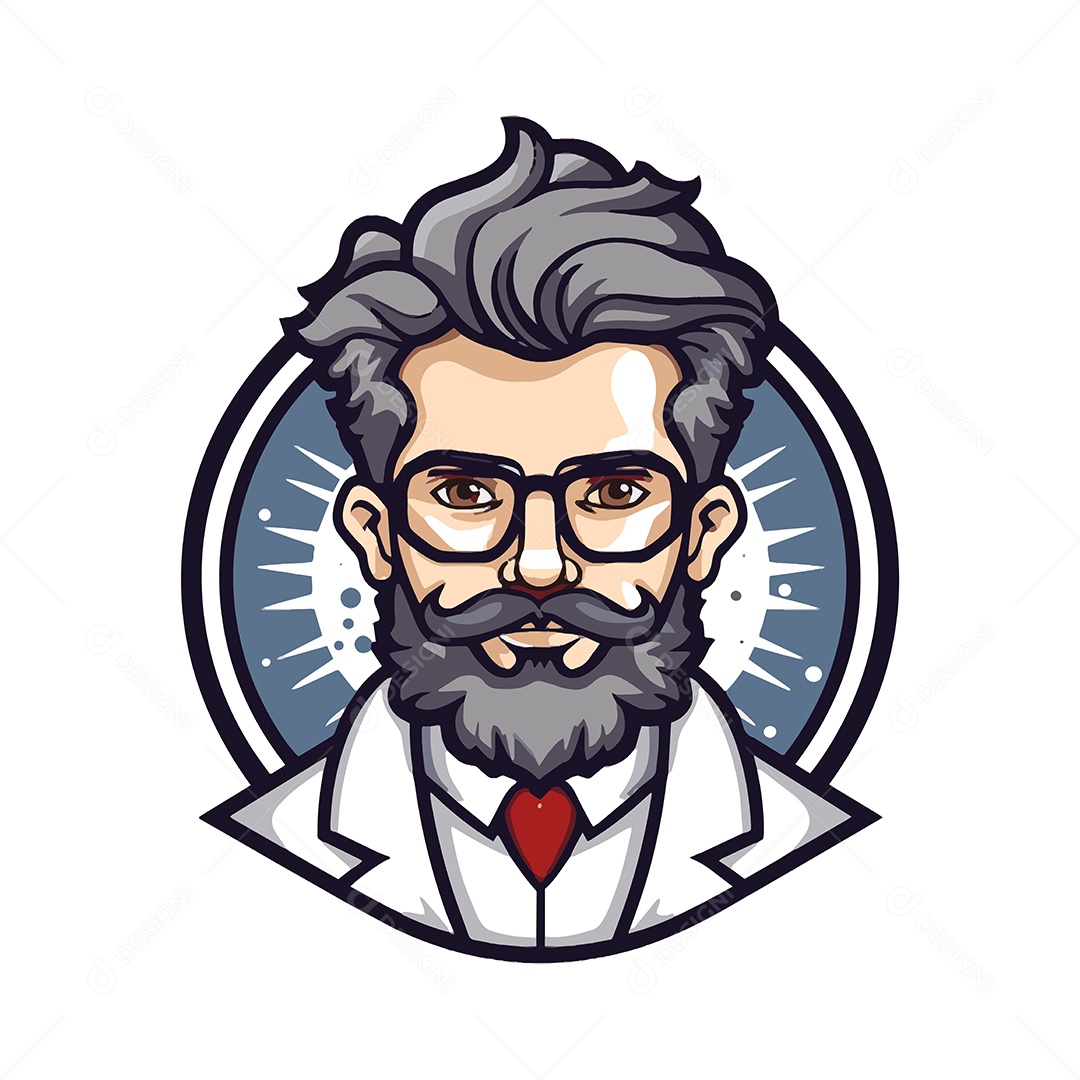 Doutor Ilustração Vetor EPS