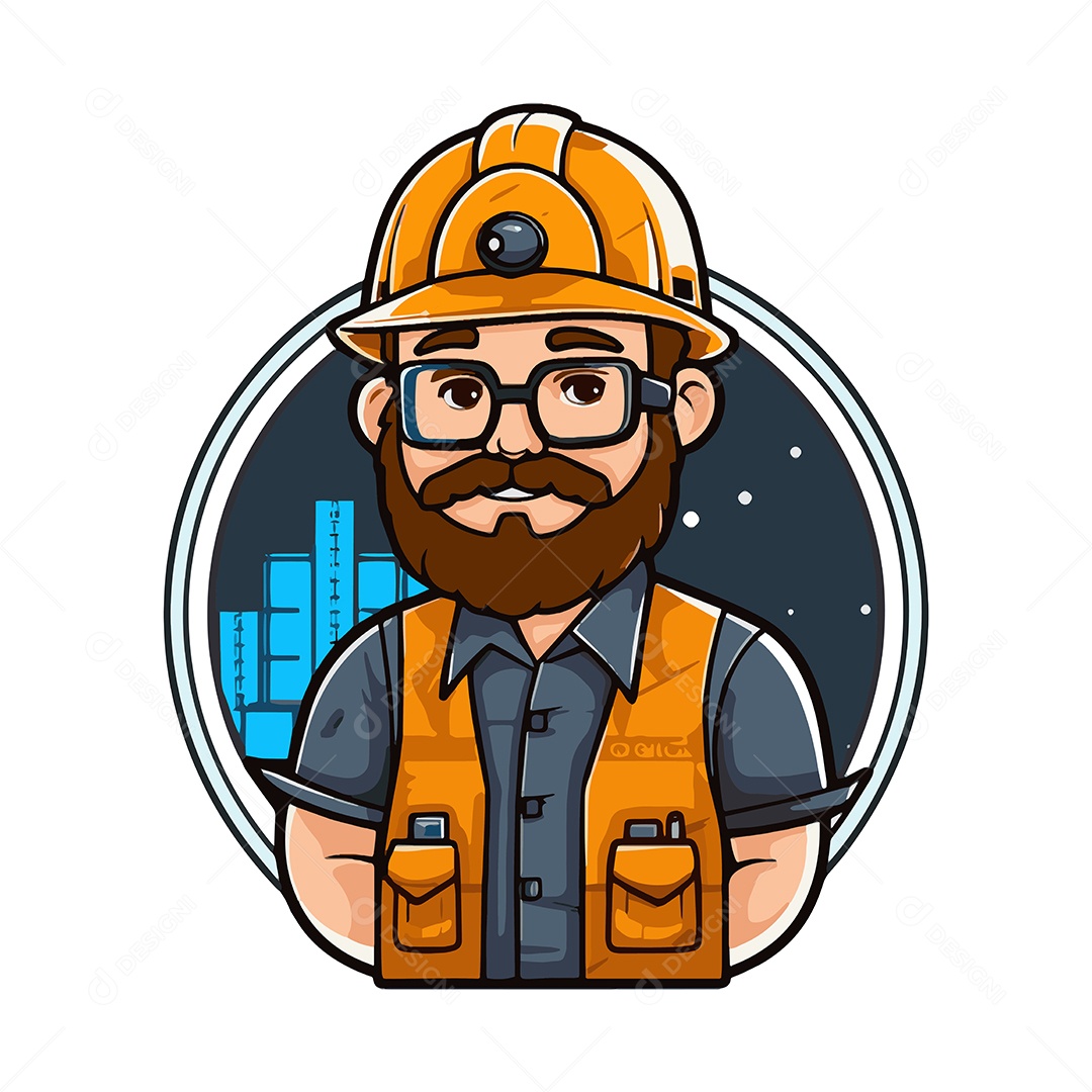 Engenheiro Ilustração Vetor EPS