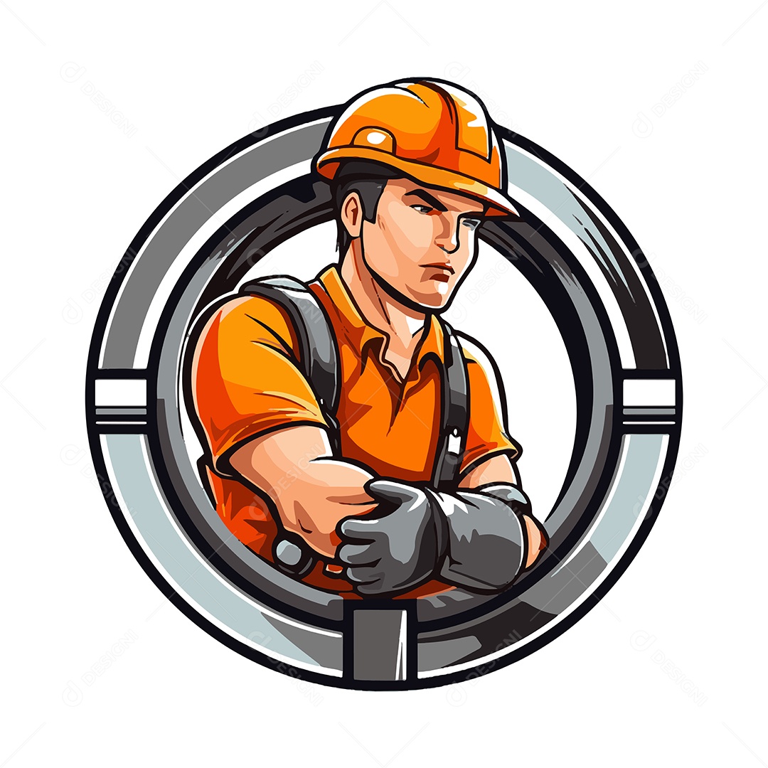 Engenheiro Ilustração Vetor EPS