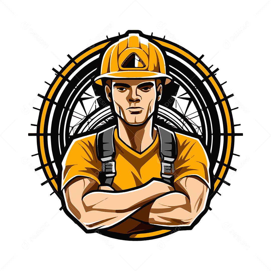 Engenheiro Ilustração Vetor EPS