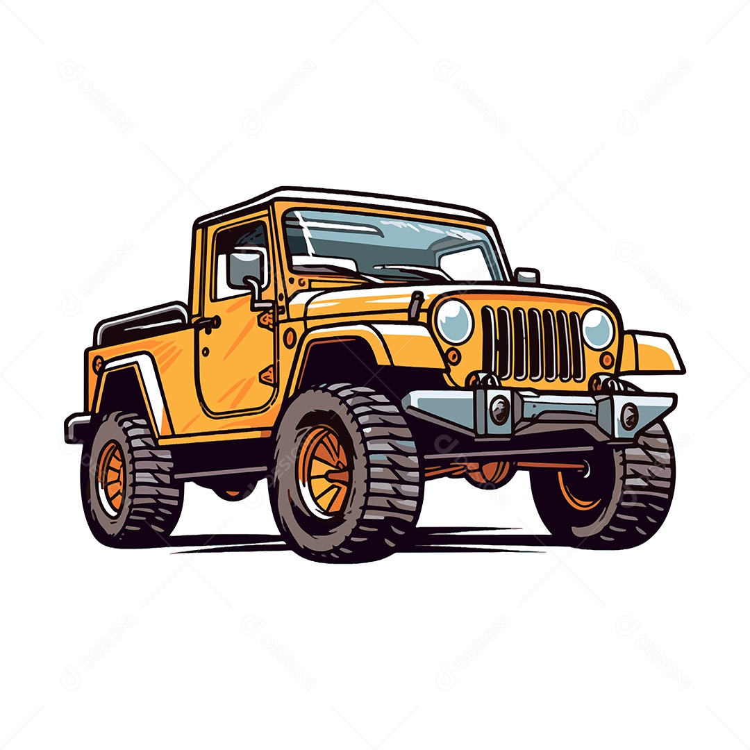Jeep Ilustração Vetor EPS