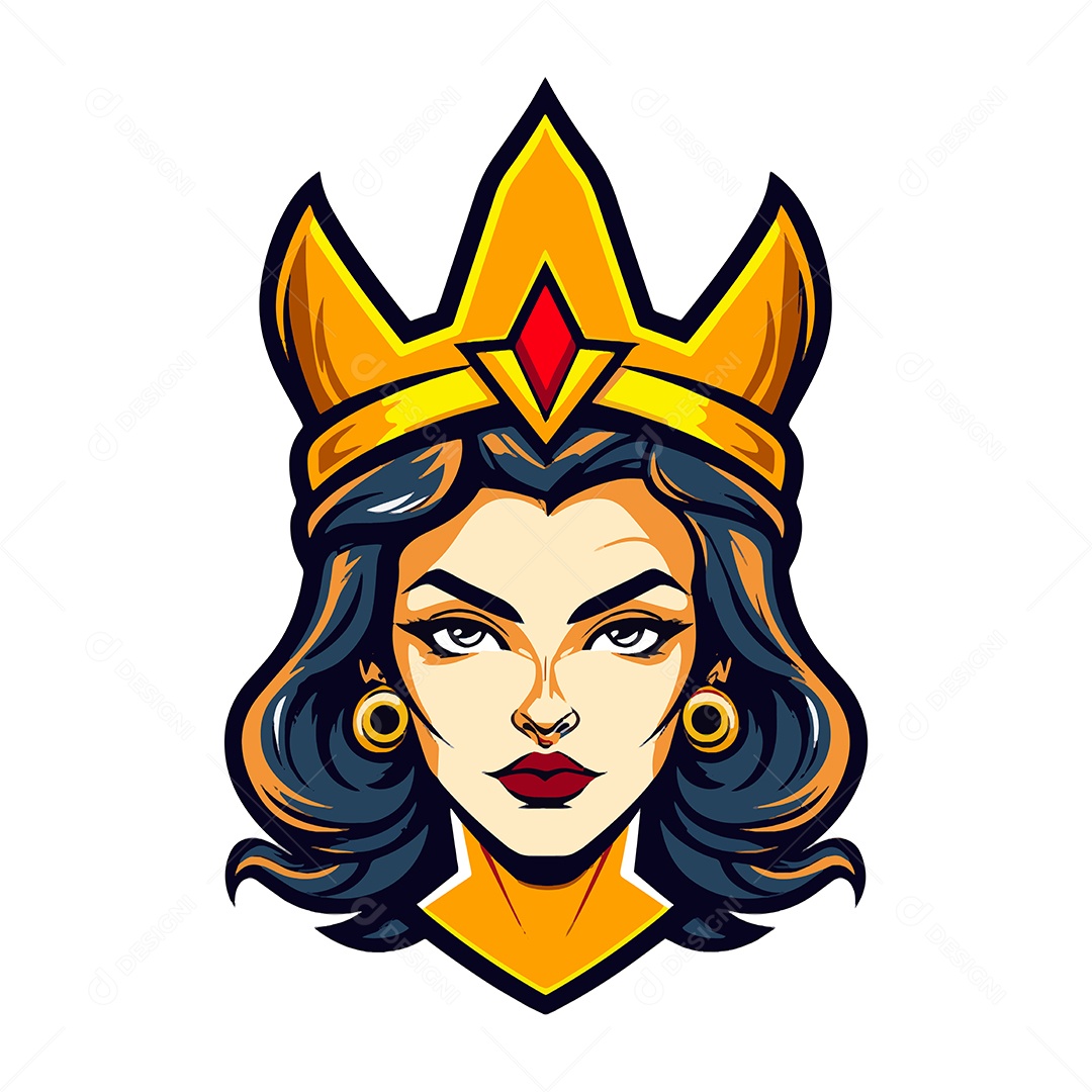 Rainha Ilustração Vetor EPS