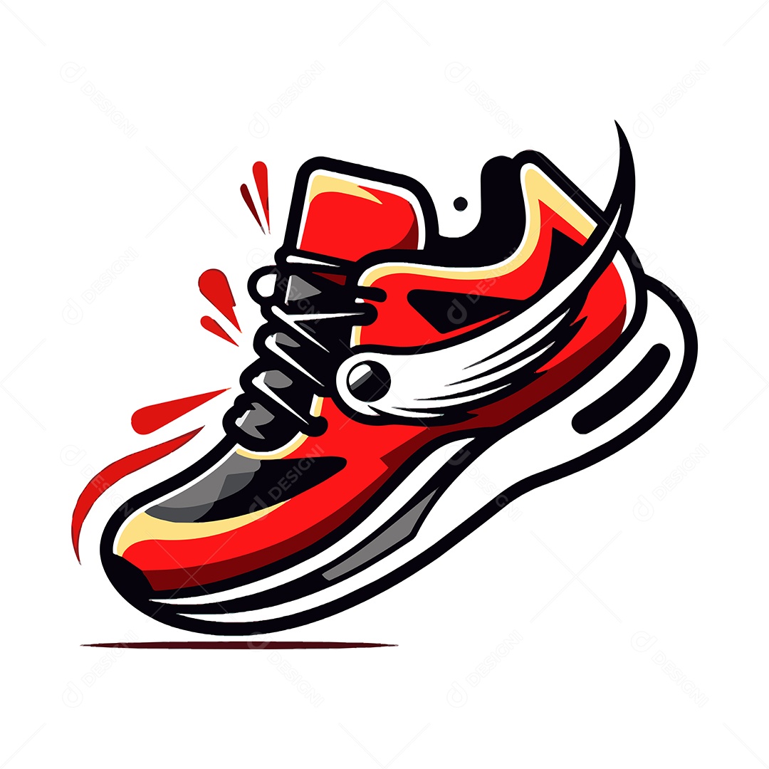 Tênis Ilustração Vetor EPS