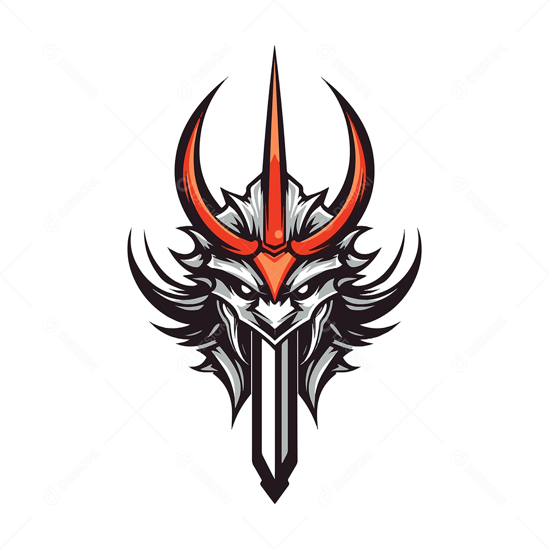 Ícone de Espada Ilustração Vetor EPS