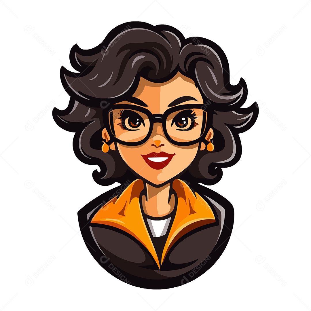 Professora Ilustração Vetor EPS