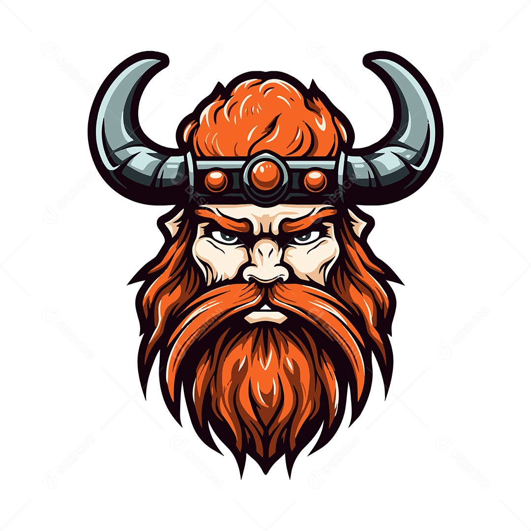 Viking Ilustração Vetor EPS