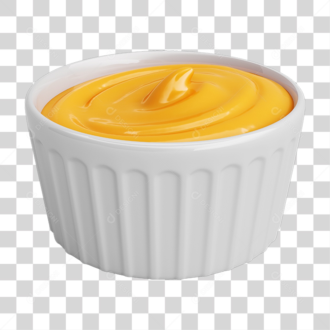 Molho Cheddar PNG Transparente