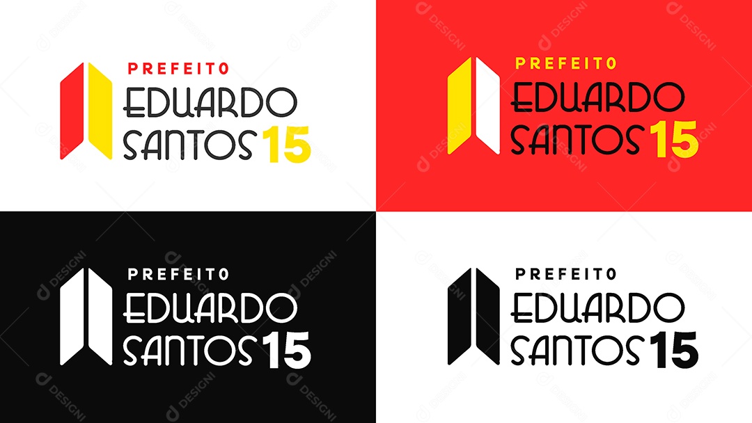 Logo Prefeito Eduardo Santos 15 Vetor Ai + EPS Editável
