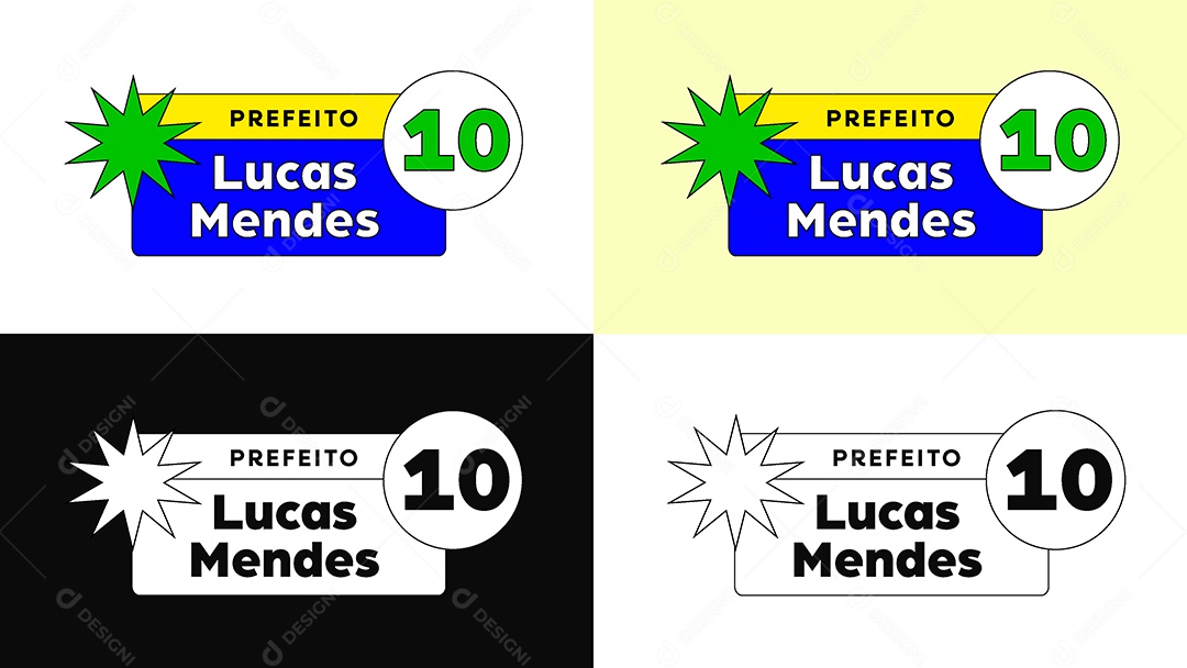Logo Prefeito Lucas Mendes 10 Vetor Ai + EPS Editável