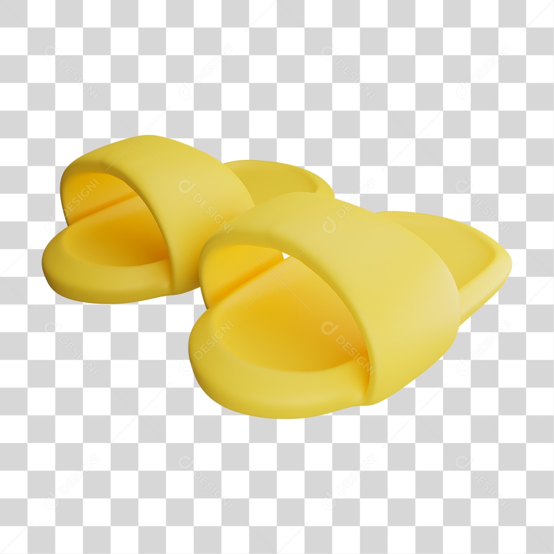 Chinelo Slide PNG Transparente