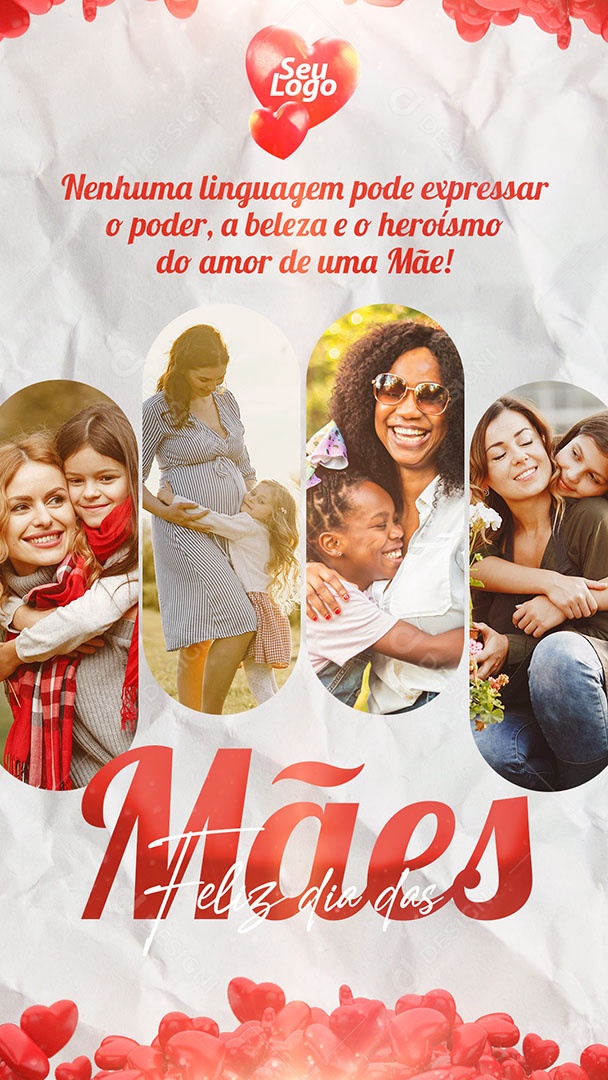 Story Dia das Mães 12 de Maio Social Media PSD Editável