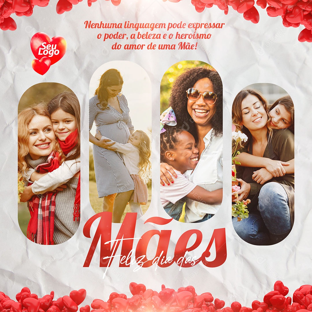 Dia das Mães 12 de Maio Social Media PSD Editável