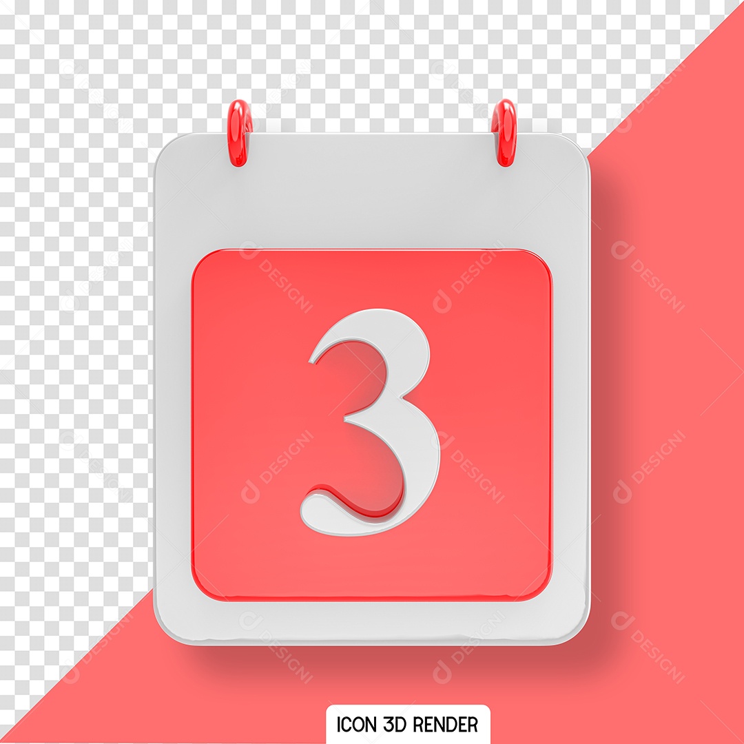 Calendário Rosa Para Composição PSD