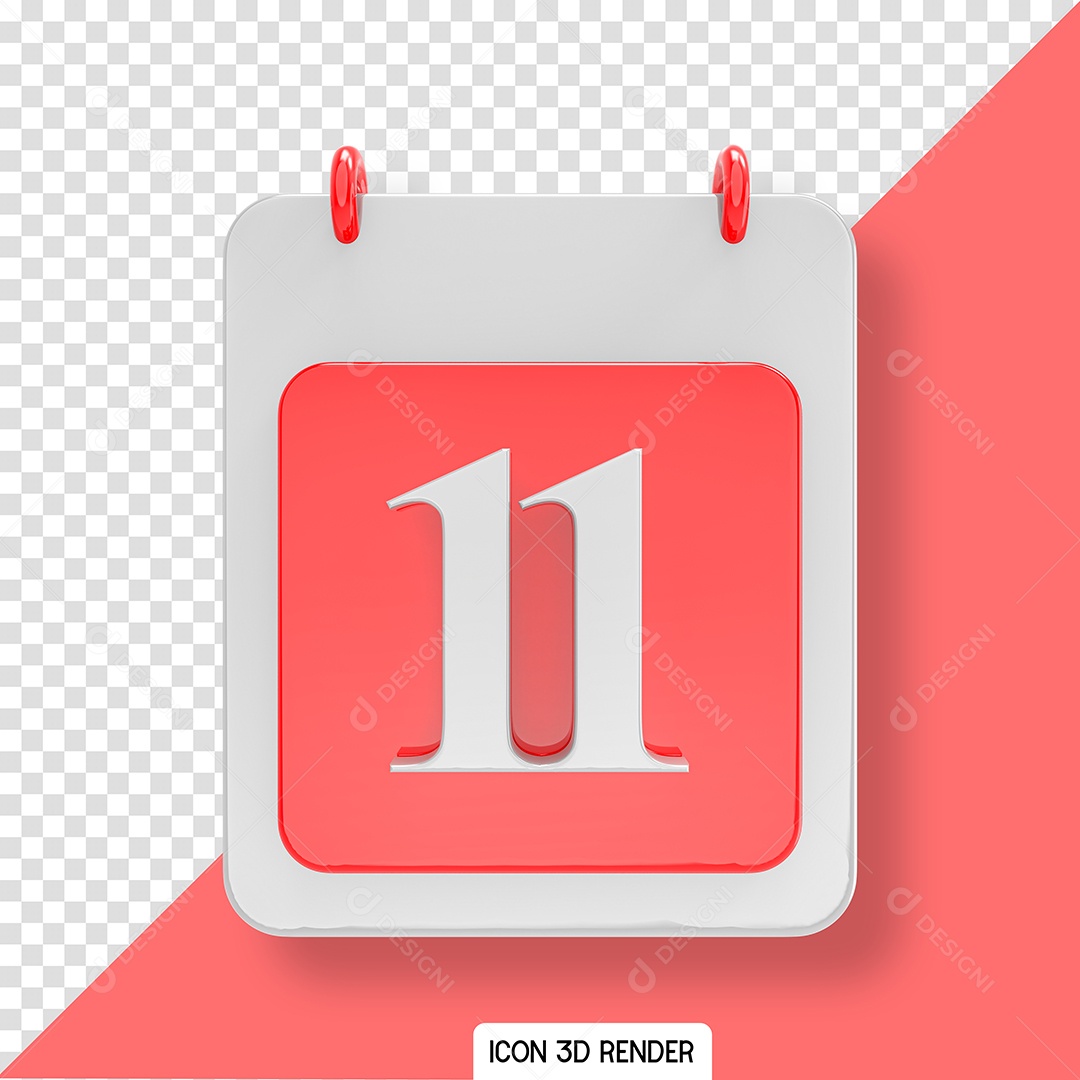 Calendário Rosa Para Composição PSD