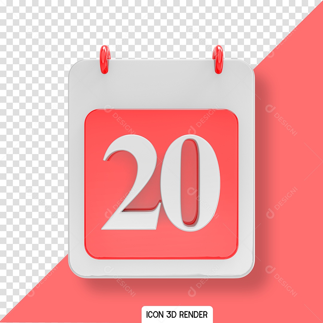 Calendário Rosa Para Composição PSD