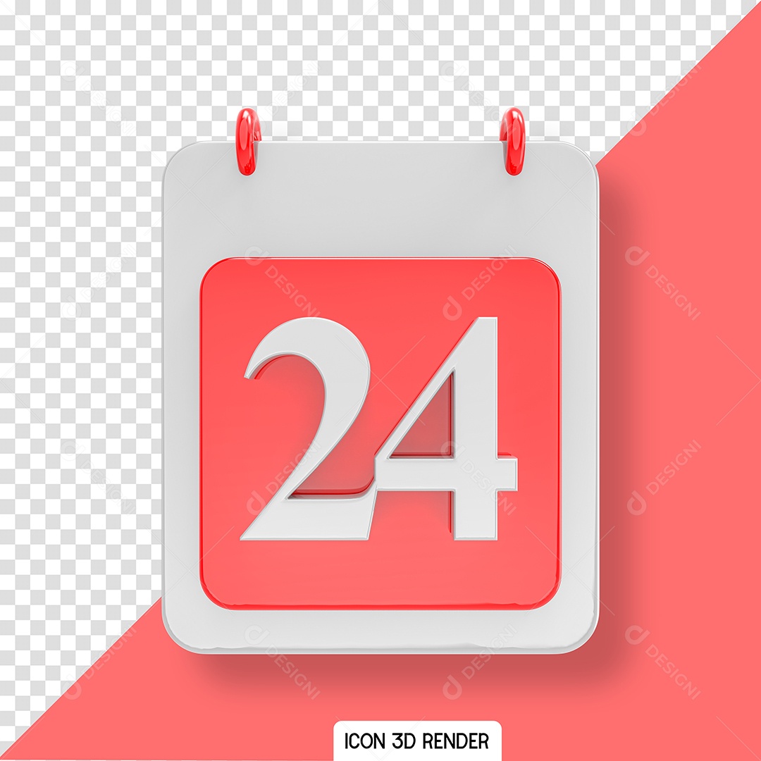 Calendário Rosa Para Composição PSD