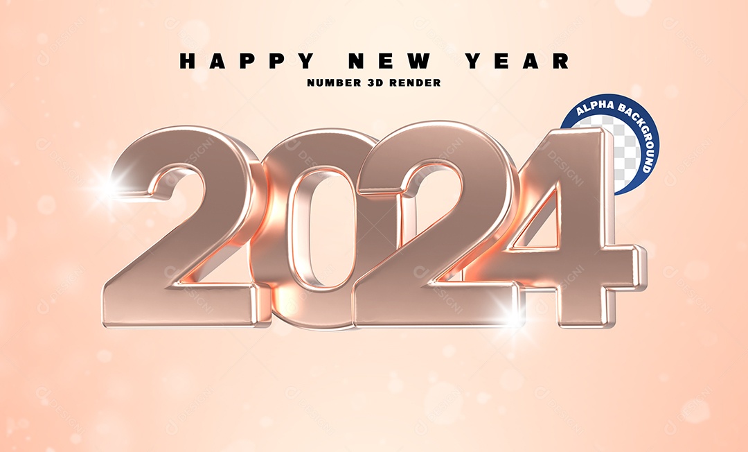 Número 3D 2024 PSD