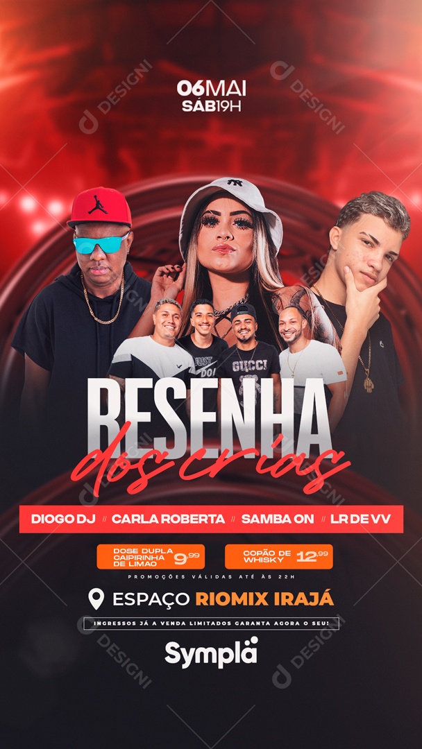 Flyer Story Creative Artists Review | Editable Social Media PSD