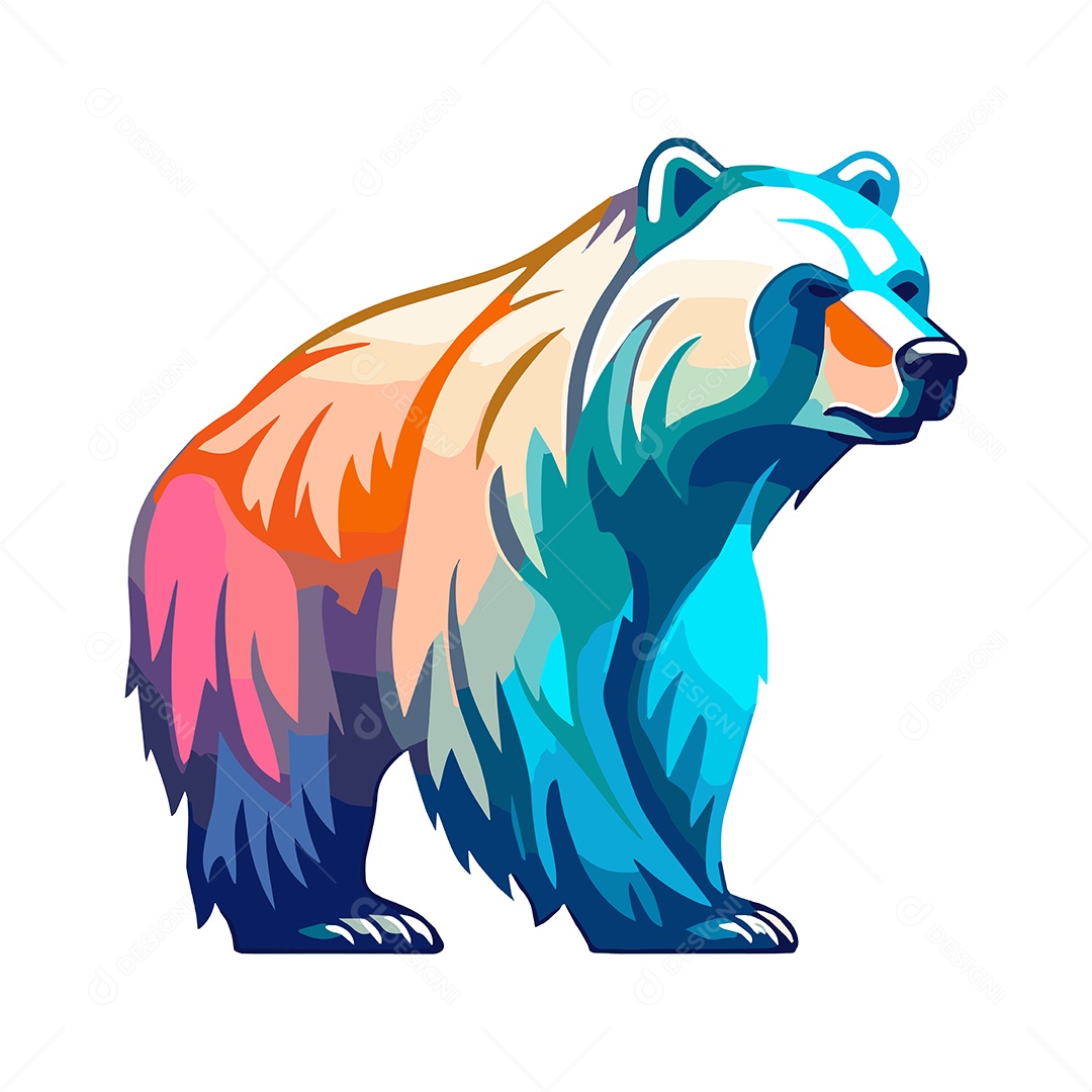 Urso Ilustração Vetor EPS