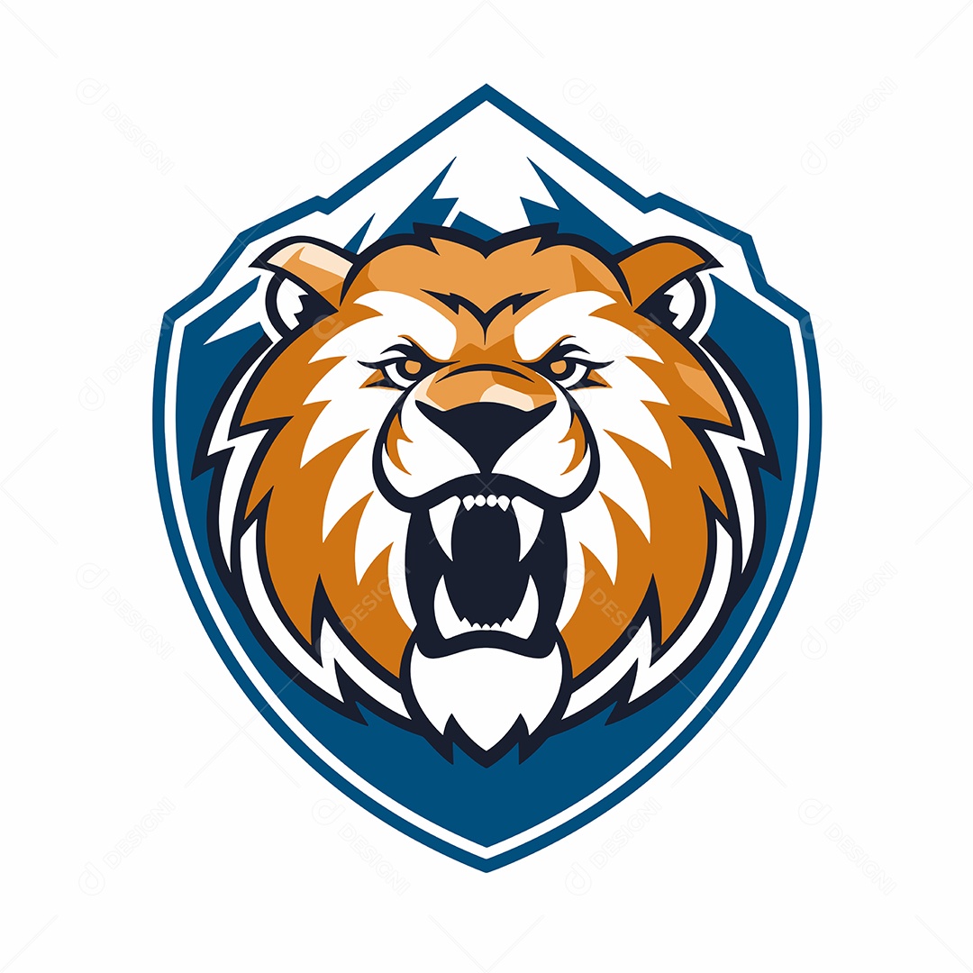 Urso da Montanha Ilustração Vetor EPS