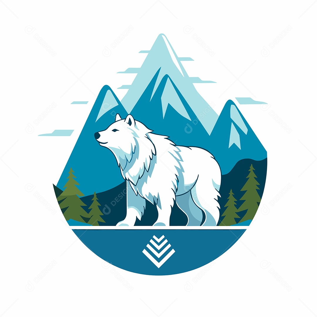 Urso Ilustração Vetor EPS