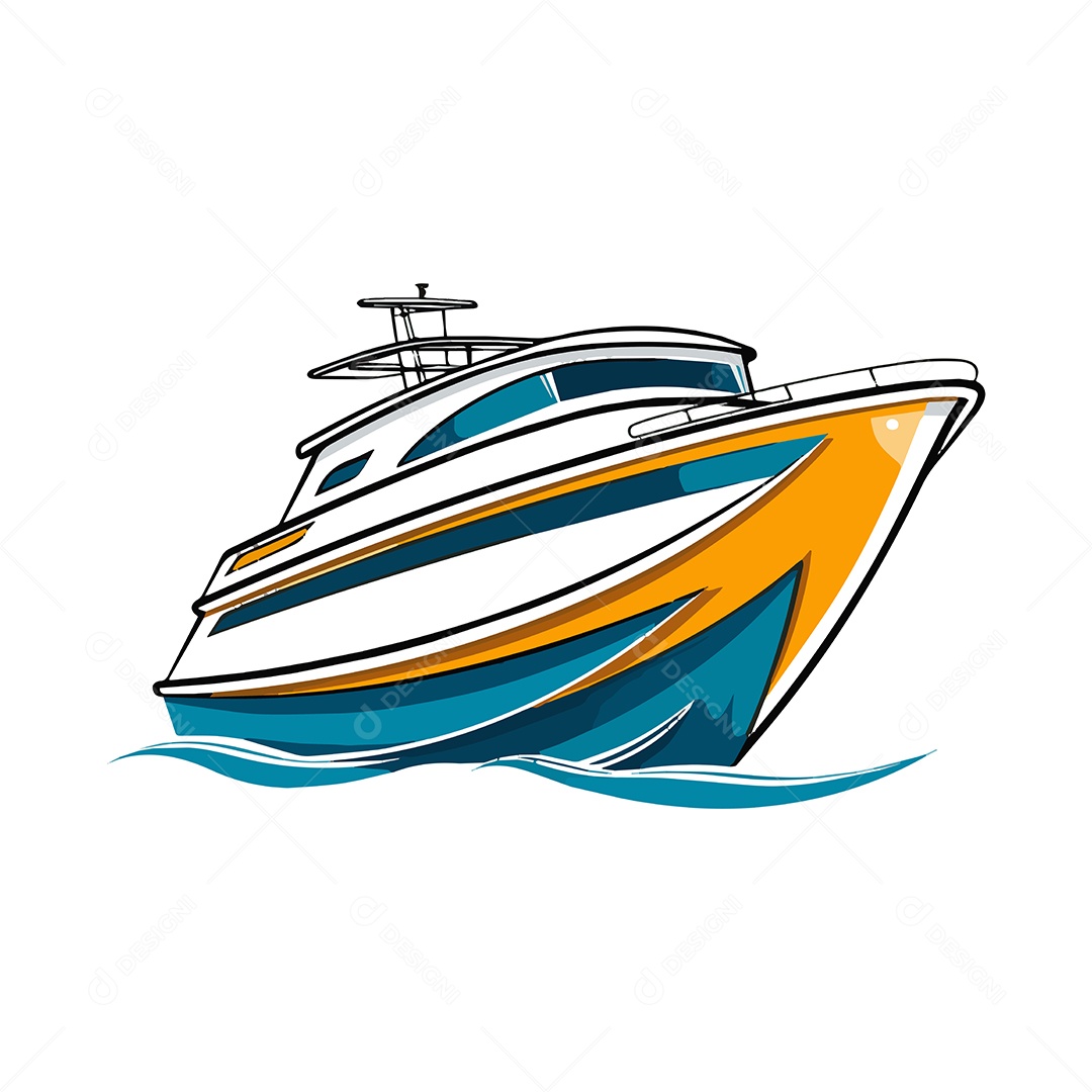 Barco Ilustração Vetor EPS [download] - Designi