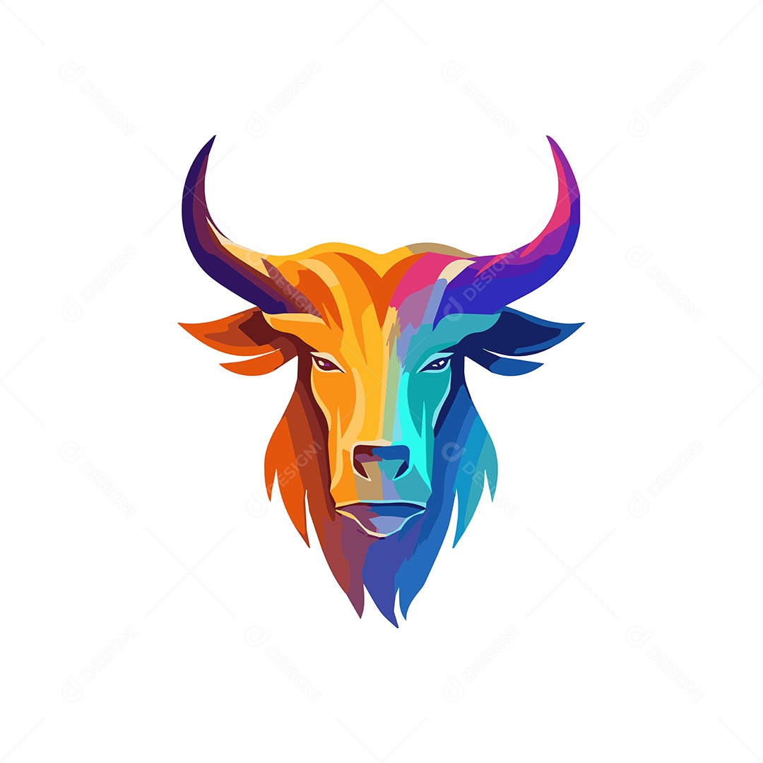 Búfalo Ilustração Vetor EPS