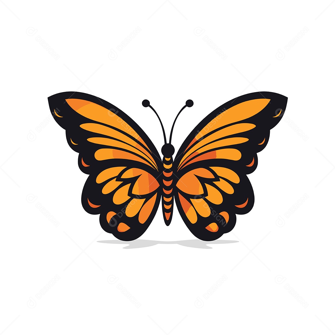 Borboleta Ilustração Vetor EPS