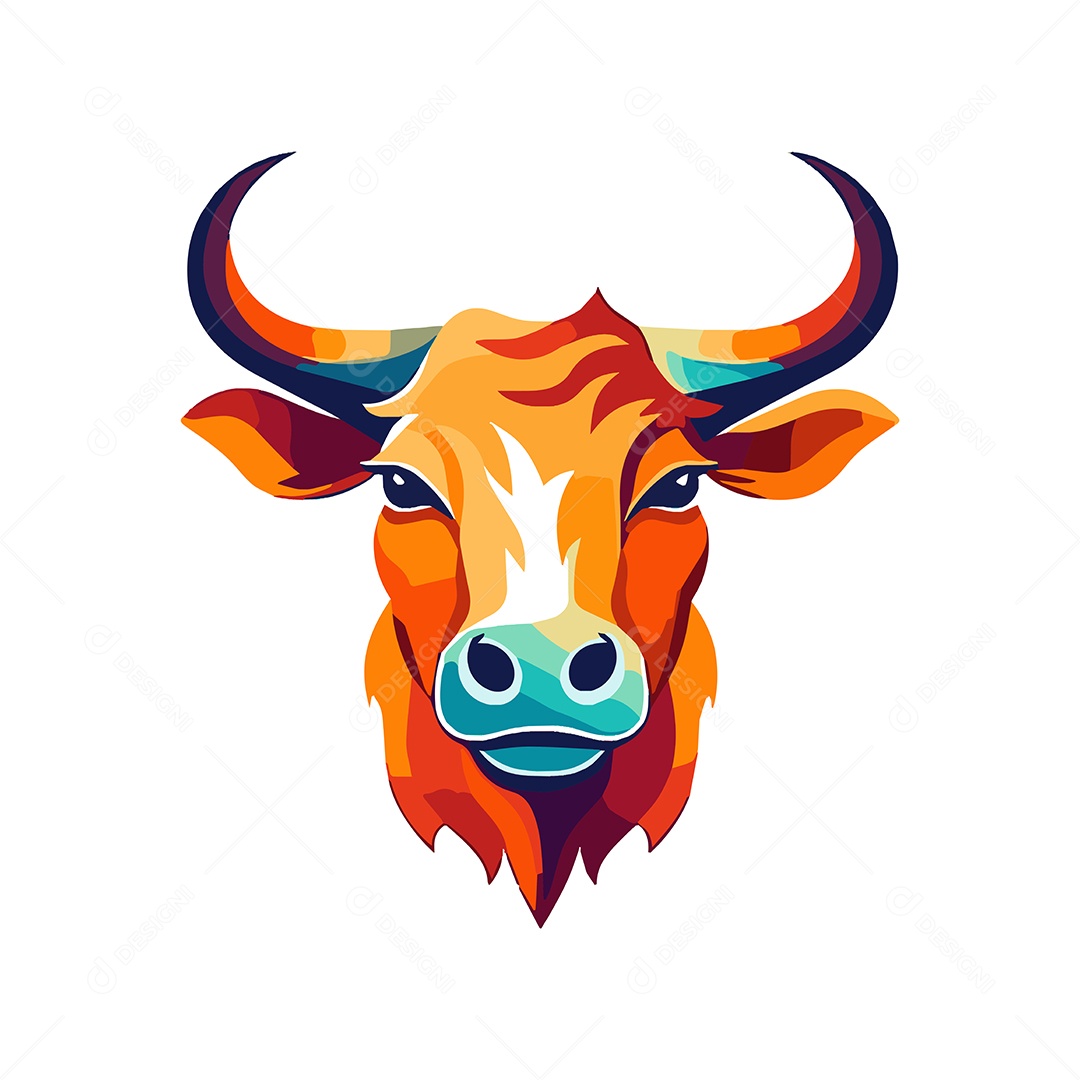 Vaca Ilustração Vetor EPS