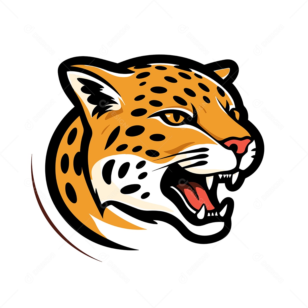 Chita Mascote Ilustração Vetor EPS