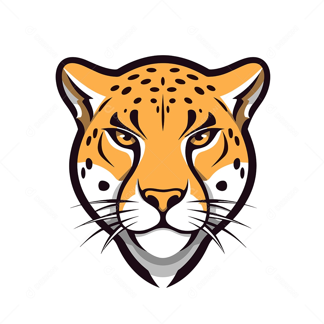 Chita Mascote Ilustração Vetor EPS