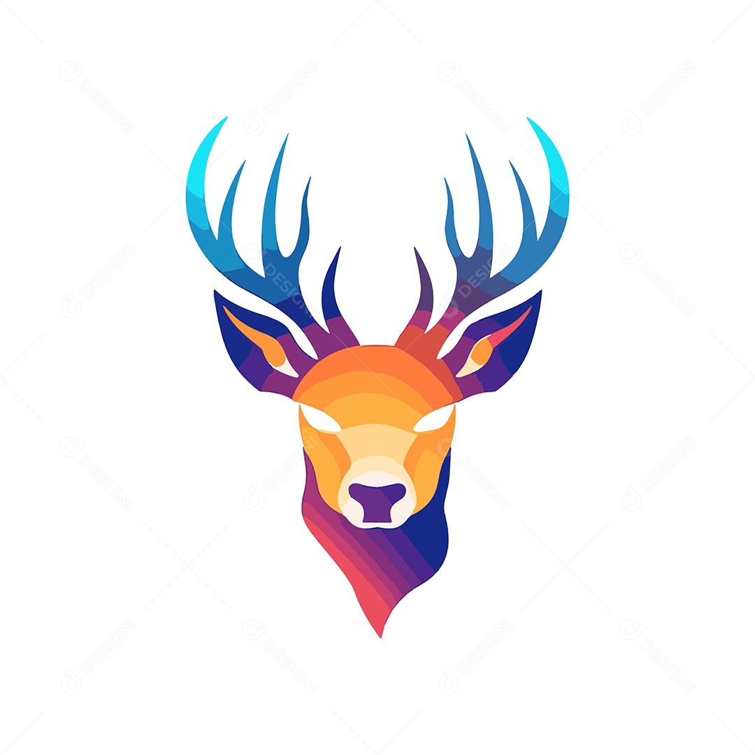 Veado Ilustração Vetor EPS