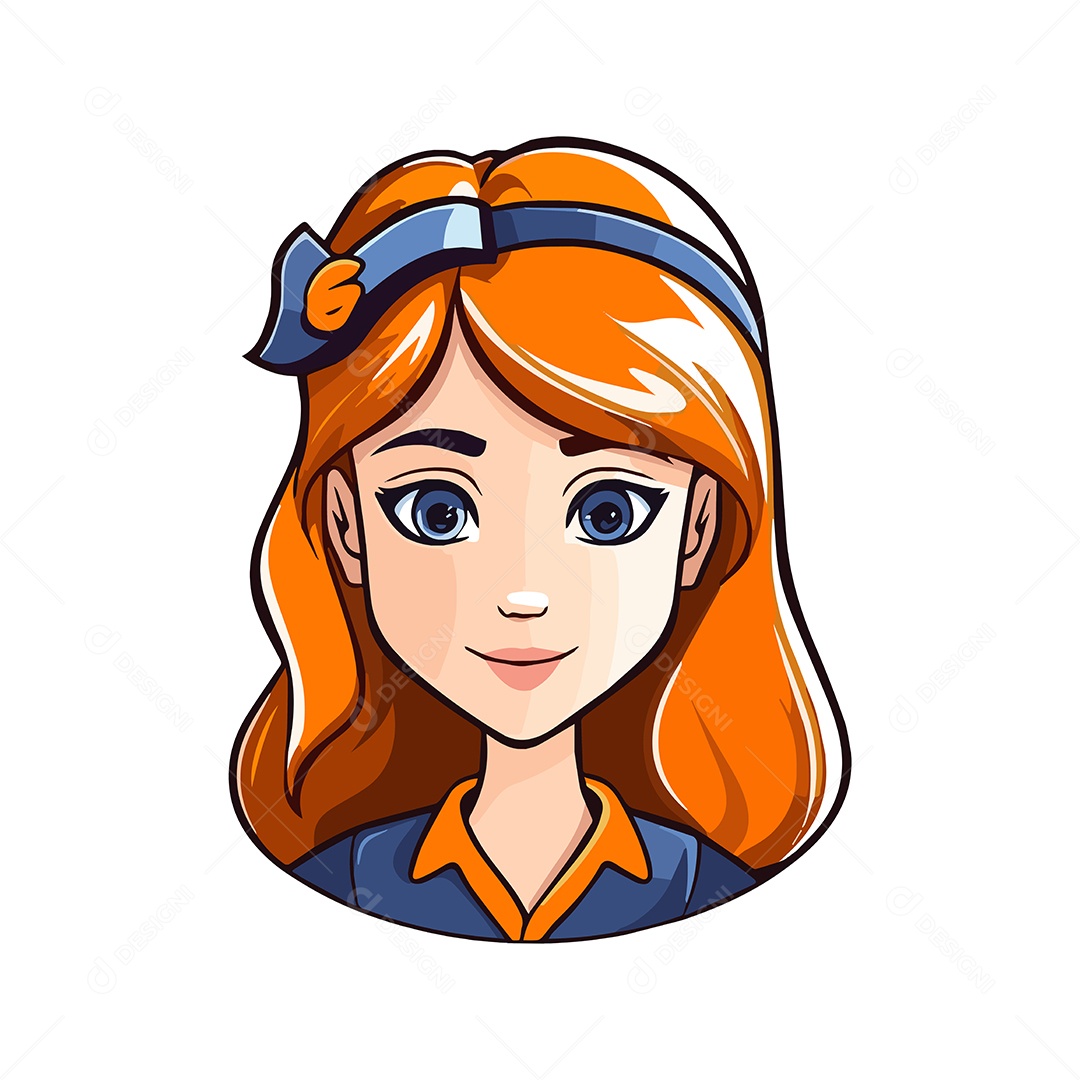 Garota Ilustração Vetor EPS