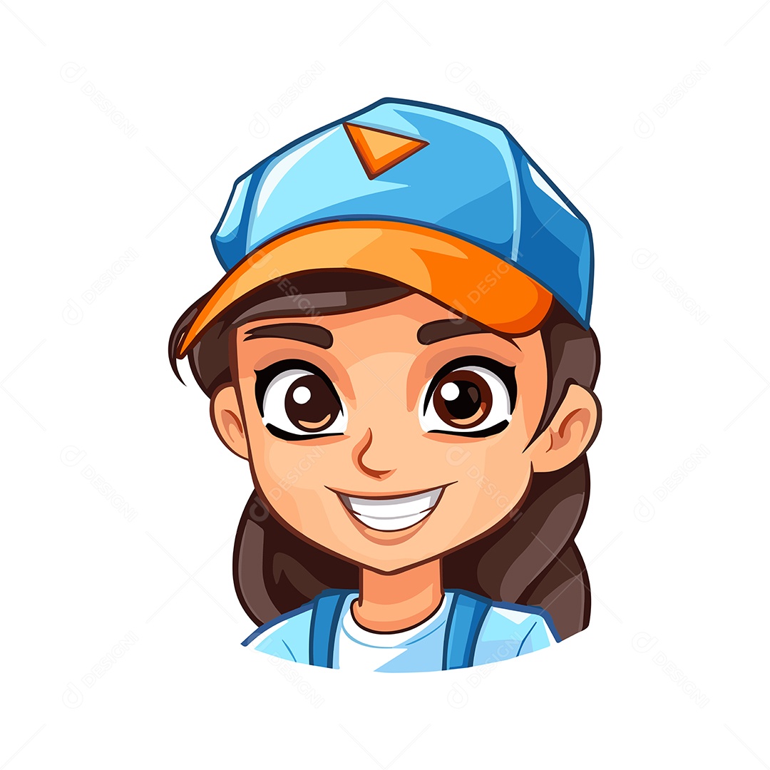 Garota Ilustração Vetor EPS