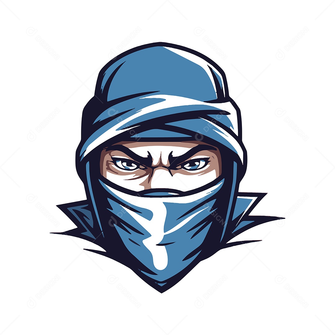 Ninja Ilustração Vetor EPS