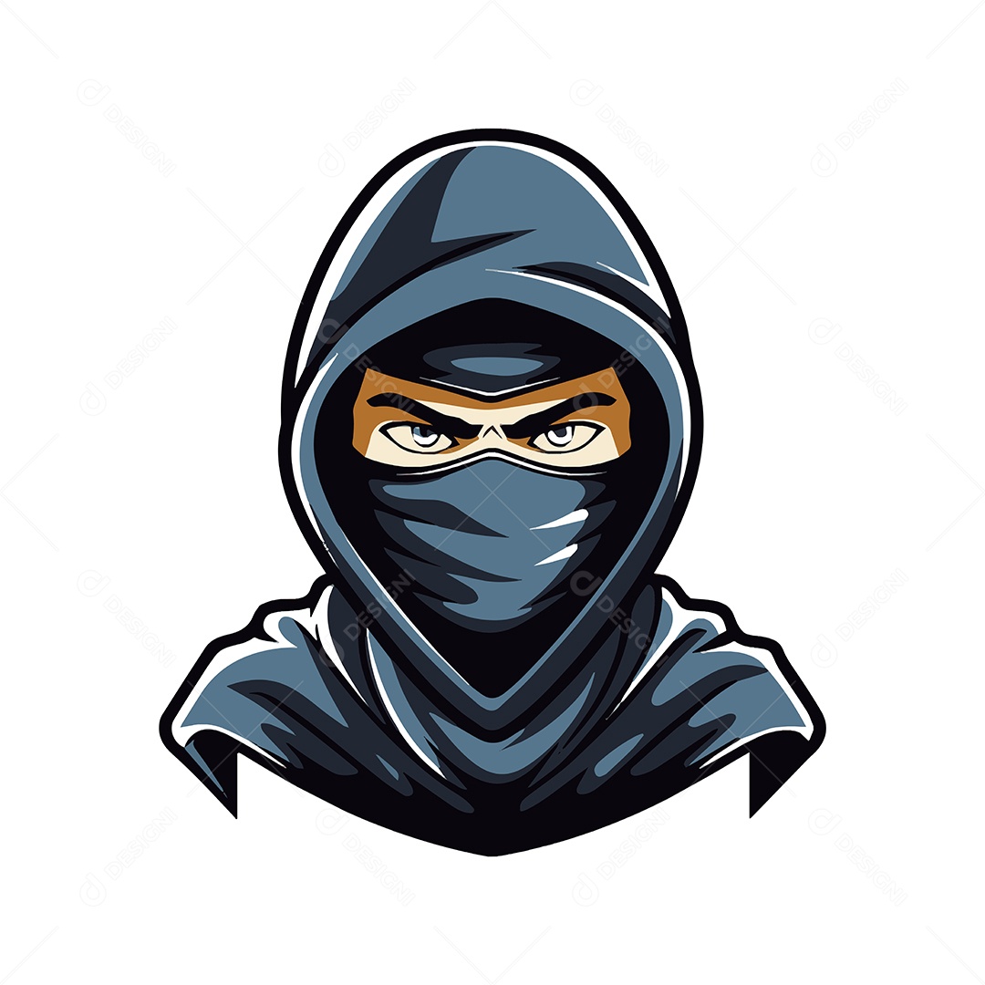 Ninja Ilustração Vetor EPS